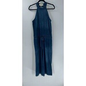 Women's Cloth & Stone Bella Dahl Chambray Sleeveless Jumpsuit Size XS